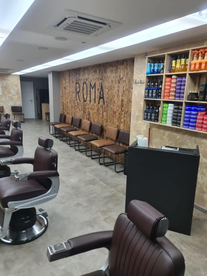 Intérieur du salon Roma Coiffure